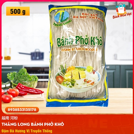 Bánh Phở Khô Hiệu THĂNG LONG (Gói 500g)